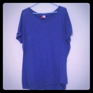 Blue Oversized T-shirt