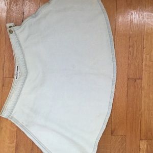 American Apparel denim circle skirt