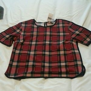 Plaid top