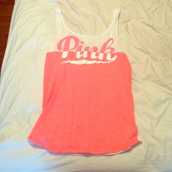 Pink open back tank! - Picture 1 of 3