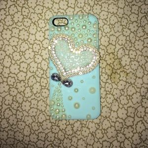 Beautiful Tiffany Blue Dazzling iPhone 5/5s Case