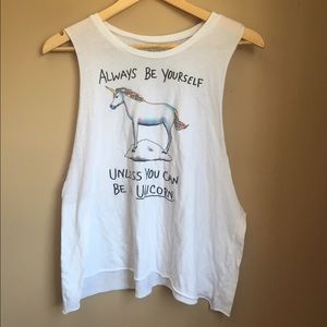 PacSun unicorn graphic tank