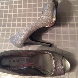 Silver 5.5 M heels