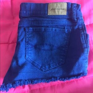 Blue Abercrombie shorts