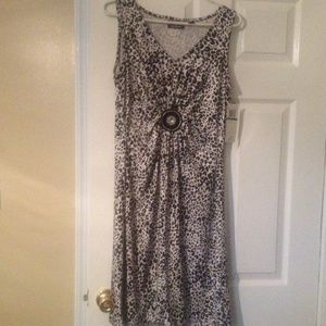 Black and white dress