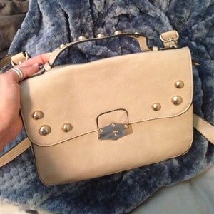 Faux leather crossbody