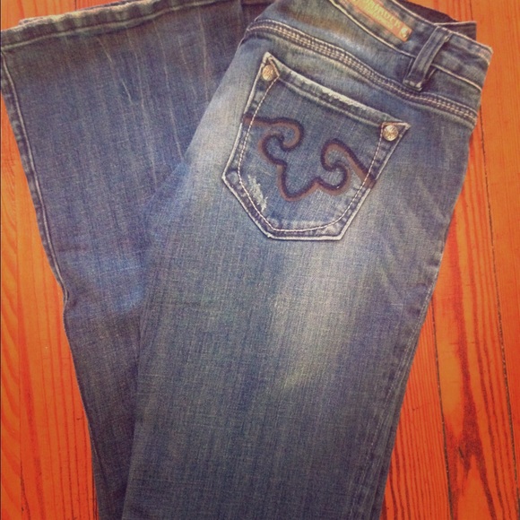 Express Rerock boot cut jeans