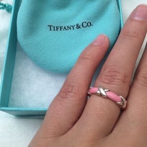 Tiffany & Co. Jewelry - Tiffany & Co Collectors Item Enamel X Ring Tiffany & Co. Jewelry - Tiffany & Co Collectors Item Enamel X Ring
