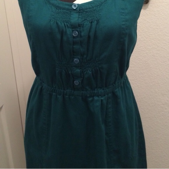 Teal Ann Taylor LOFT sleeveless dress - Picture 2 of 4