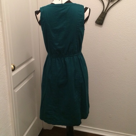 Teal Ann Taylor LOFT sleeveless dress - Picture 3 of 4