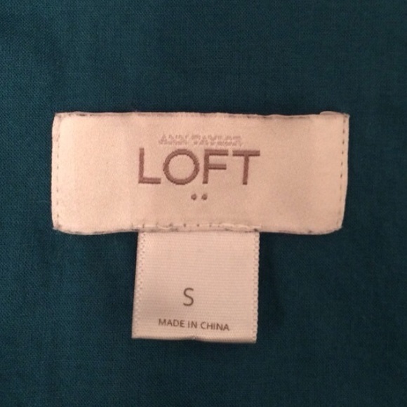 Teal Ann Taylor LOFT sleeveless dress - Picture 4 of 4