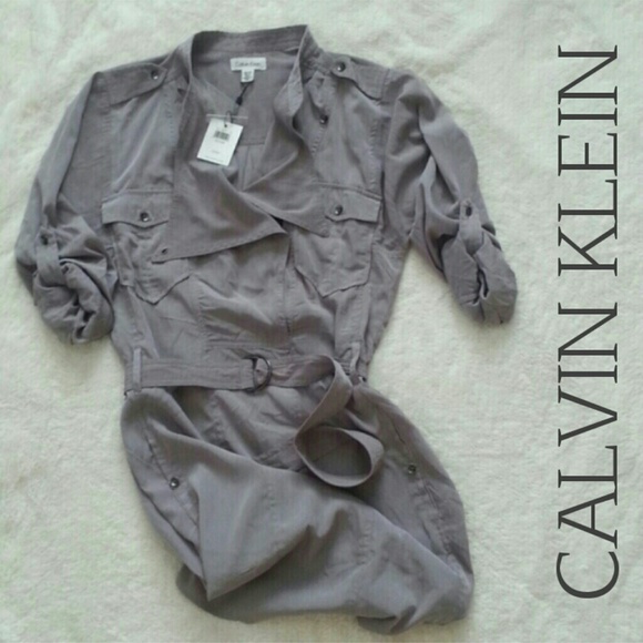 Calvin Klein Dresses & Skirts - Safari Style Dress