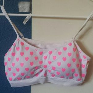 Heart sports bra