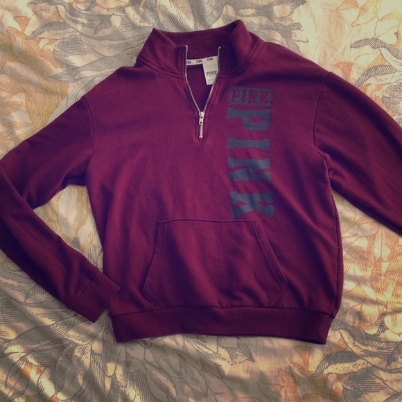 PINK! 🎀 dark red pullover❤️