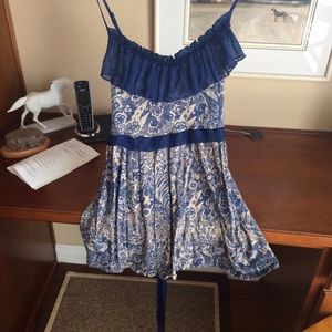 Blue long tank from urban outfitters