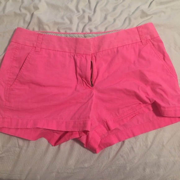 Hot pink j crew shorts 10