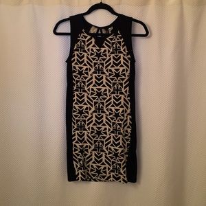 Black and white dress