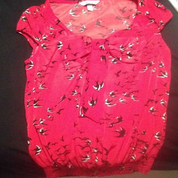 Bow, red, really cute shirt!!