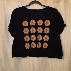 Daisy cropped t-shirt