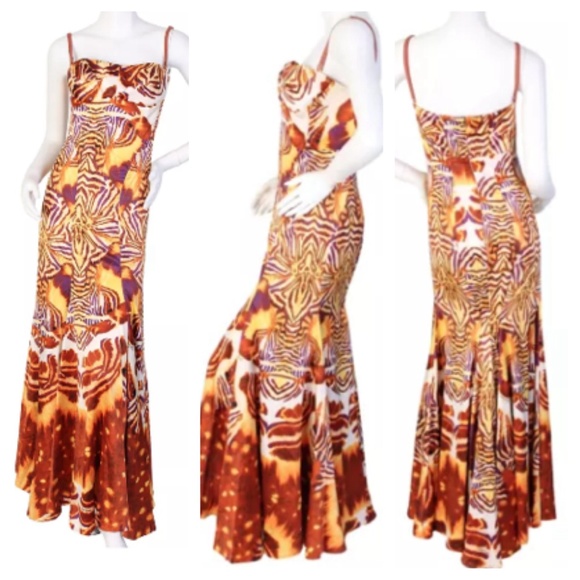 Just Cavalli mermaid dress sz 44