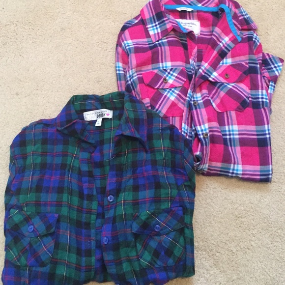 Aeropostale plaid shirts!