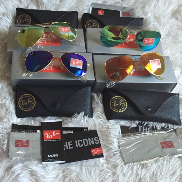 Ray-Ban Accessories - Ray Ban Aviator Sunglasses. Price per sunglasses