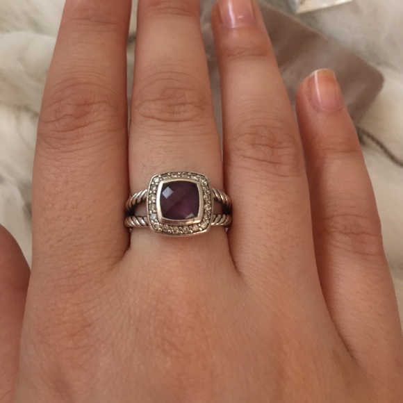 🚫SOLD🚫!!!David Yurman amethyst ring (authentic) - Picture 2 of 4