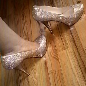Silver 5inch heels