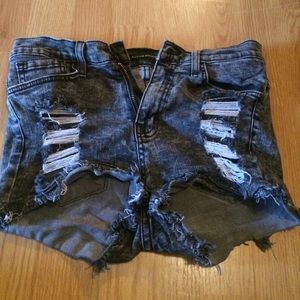 Nasty Gal's Flying monkey grunge short shorts