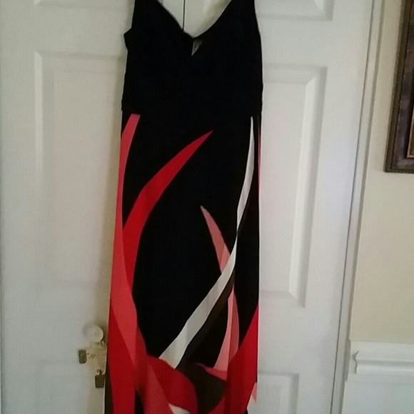 Pink, black, Red and white Sharp Summer Sundress