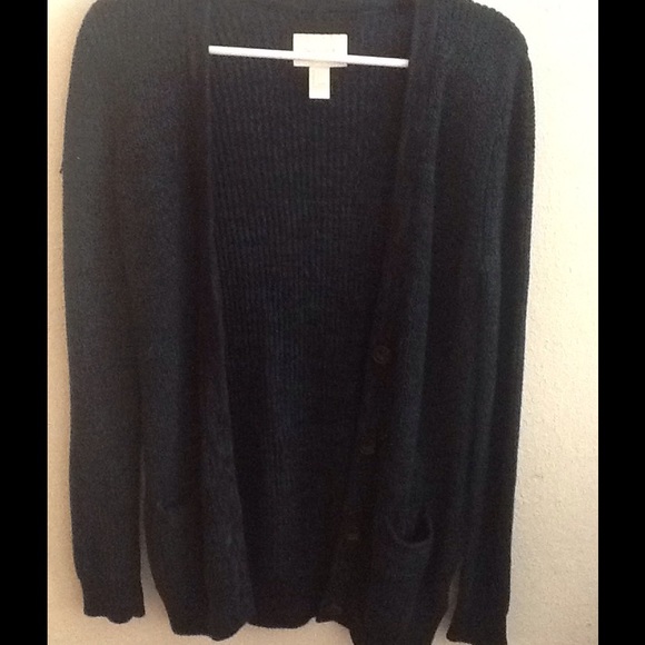 Green and black marbled cardigan