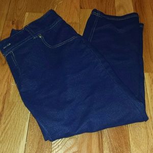 Dark Denim Capri Jeggings