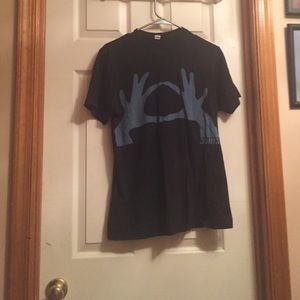 BLack 3oh!3 band tee size M