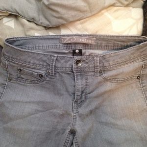 Grey stretchy skinny jeans
