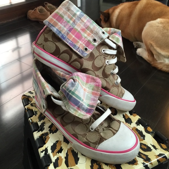 Coach high top sneakers