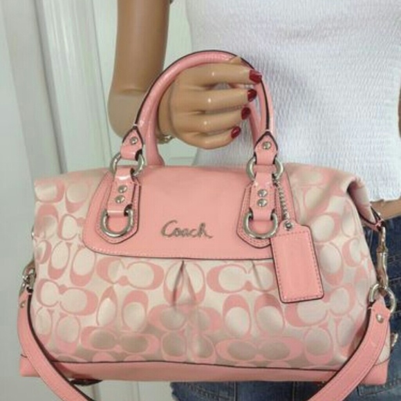 COACH LARGE PEONY BAG (F15440)