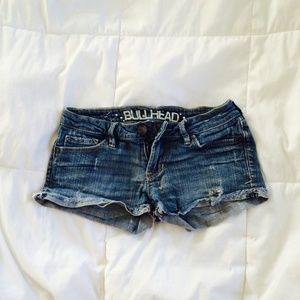 Bullhead denim short shorts