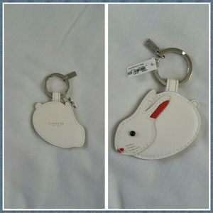 NWT coach bunny fob