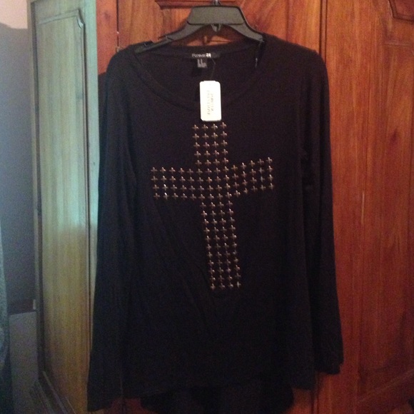 cross studded shirt