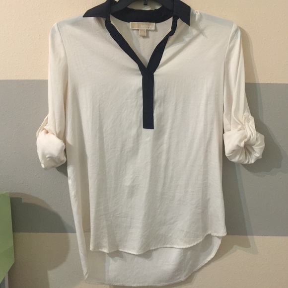 Michael kors white blouse
