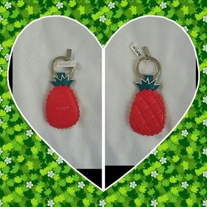 **DON'T BUY, ON HOLD** NWT coach pineapple fob