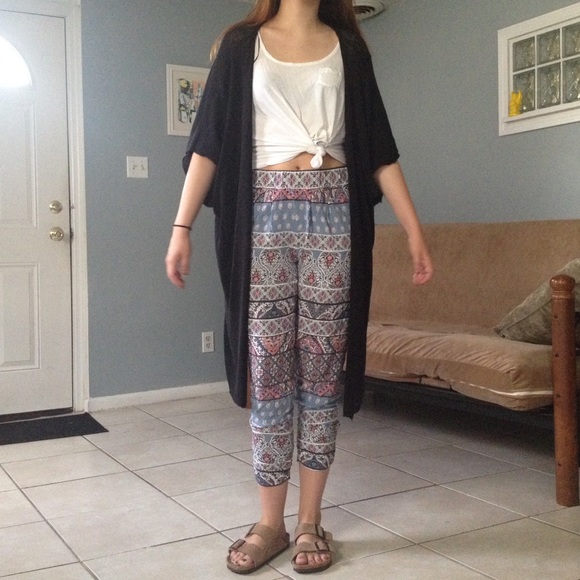 Black Knit Kimono