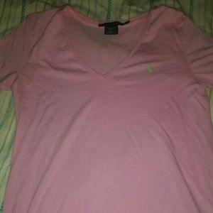 Pink polo tshirt