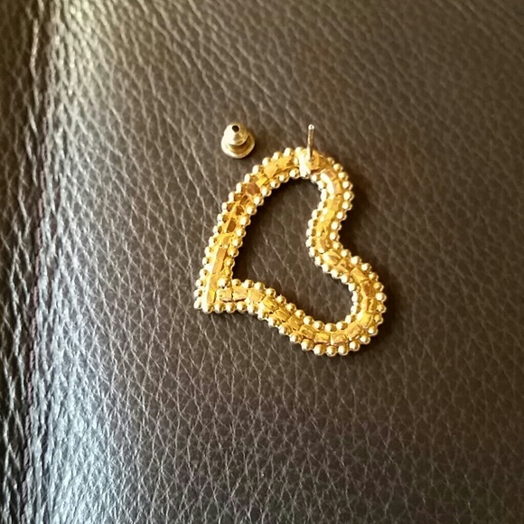 Heart shaped earings - Picture 2 of 2