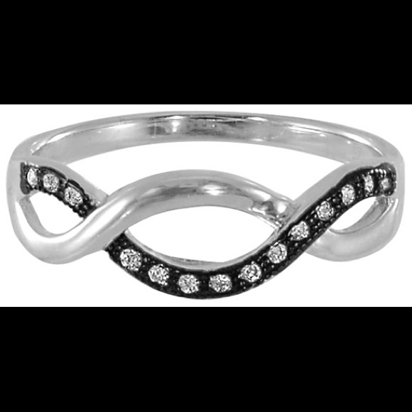 Sterling Silver Infinity Friendship Promise Ring - Picture 1 of 4