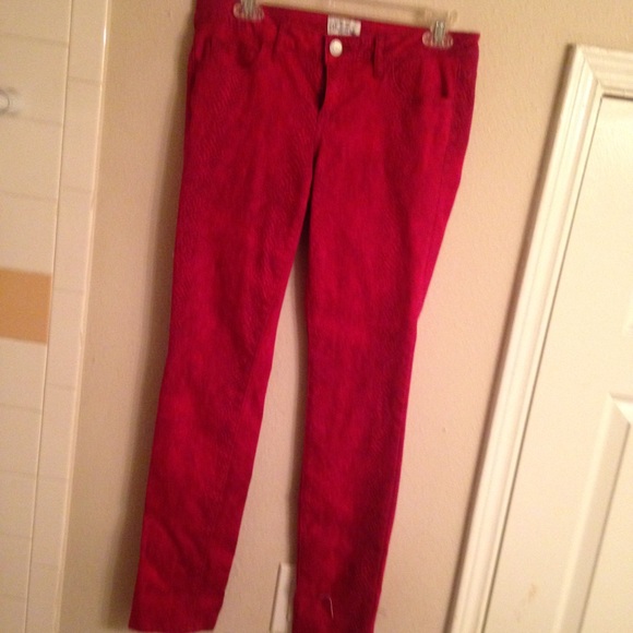 Leopard print Colored jeans set
