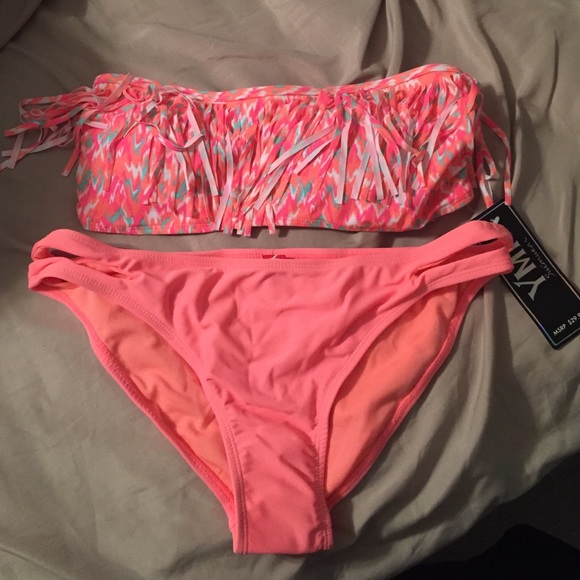 2 piece bathing suit.