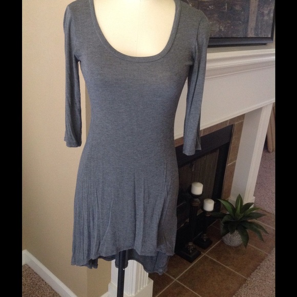 Gray Hi Lo Dress NWOT!