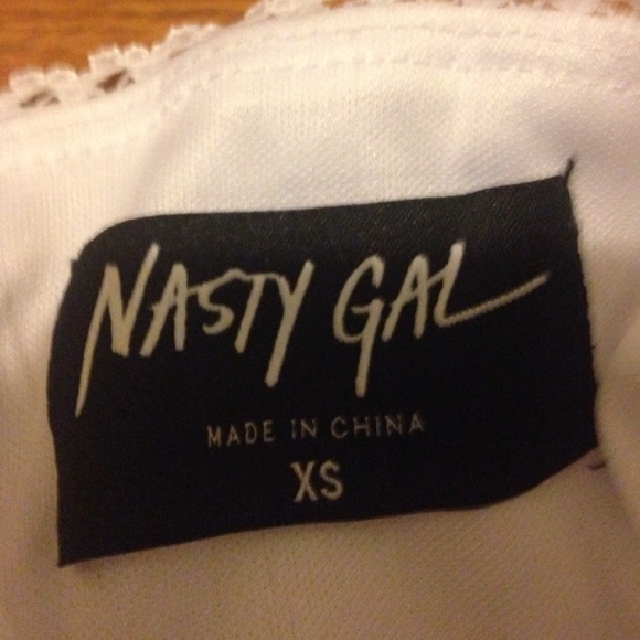 Strapless white mini dress - Picture 3 of 3