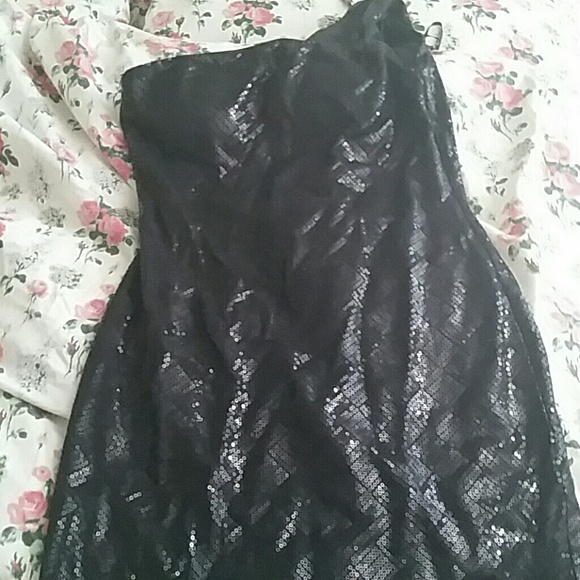 Sequin one strap dress